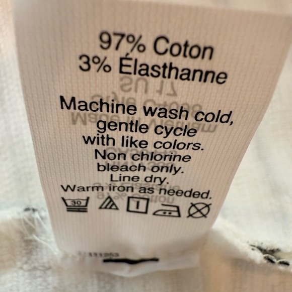 J. Crew Factory Striped Pleated Ponte Dress Zip Back Sz L Black & White Stripe - Picture 10 of 10